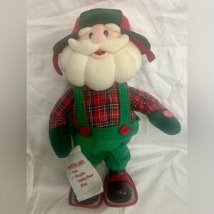 Vintage Avon Animatronic Santa Sings Dances Christmas Collectible Tested, Works!